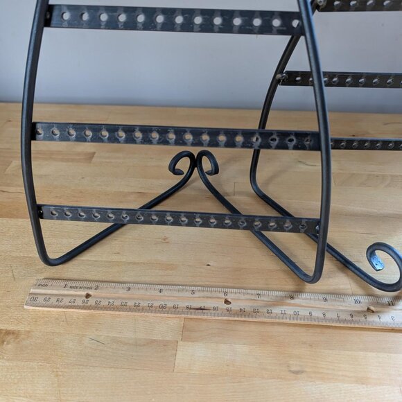 2 Earring Displays Wrought Iron - Like New - Rio Grande US Made - Jewelry Stands - Picture 6 of 11